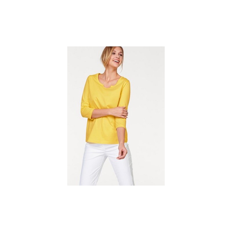 Damen 3/4-Arm-Shirt (Packung 2 tlg. 2er-Pack) Cheer gelb 34,36,38,40,42,44,46