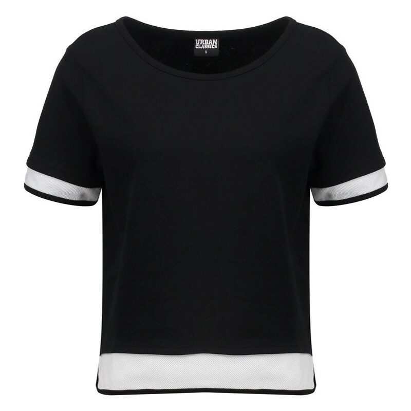 Urban Classics LADIES TERRY Sweatshirt black/white