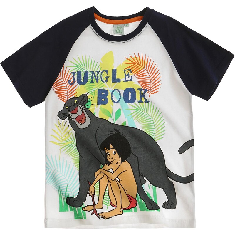 Disney Das Dschungelbuch T-Shirt weiß in Größe 104 für Jungen aus 100% Baumwolle