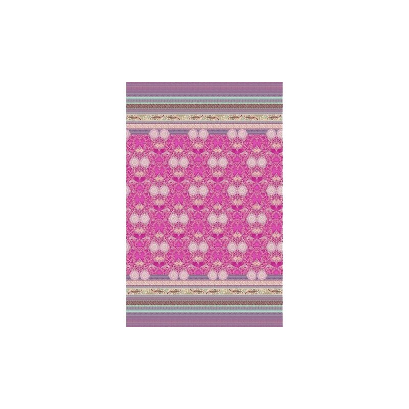 Bassetti Tagesdecke Loto mit floralen Elementen rosa 220x255 cm