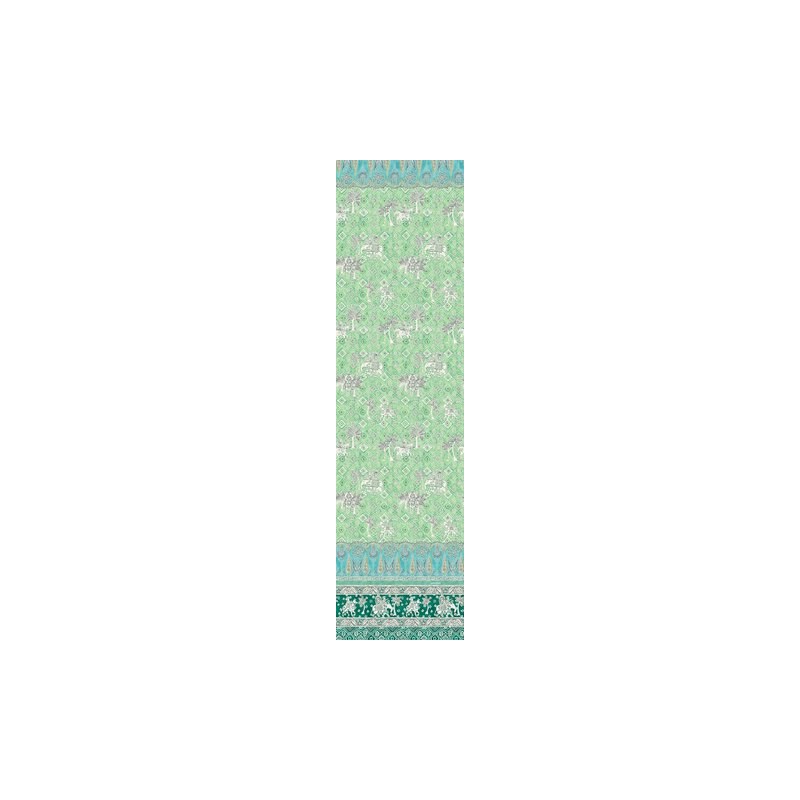 Bassetti Überwurf Jasmine mit orientalischen Motiven grün 270x350 cm