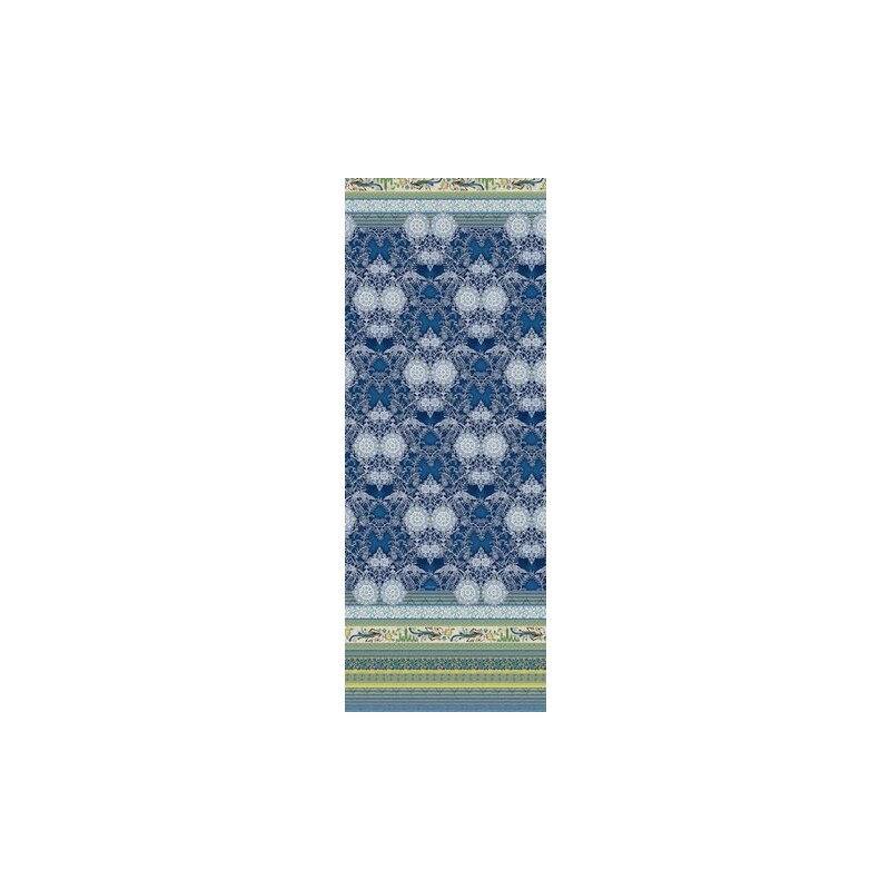 Überwurf Loto mit floralen Elementen Bassetti blau 270x350 cm