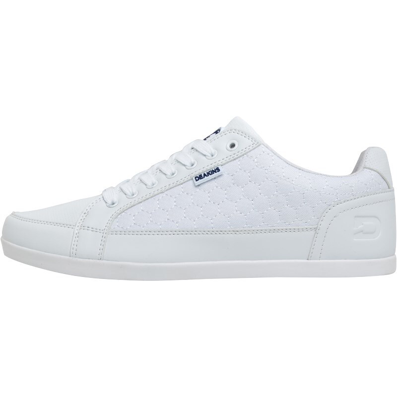 Deakins Herren Napa Quilt Sneakers Weiß