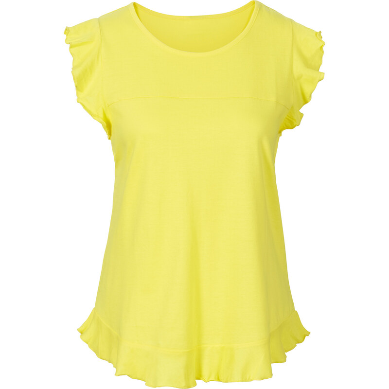 BODYFLIRT Shirt mit Flügelarm in gelb für Damen von bonprix