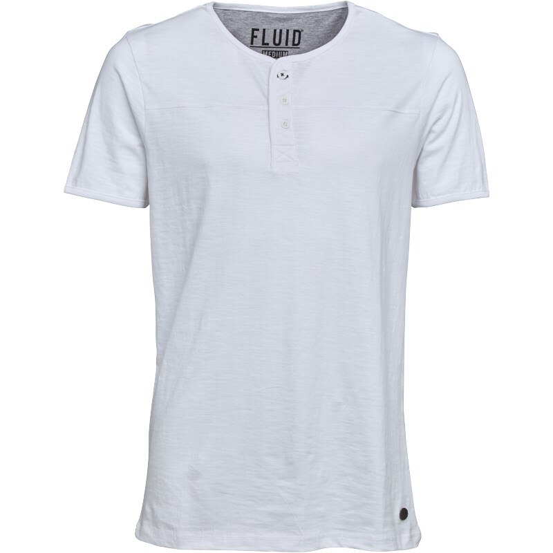 Fluid Herren T-Shirt Weiß