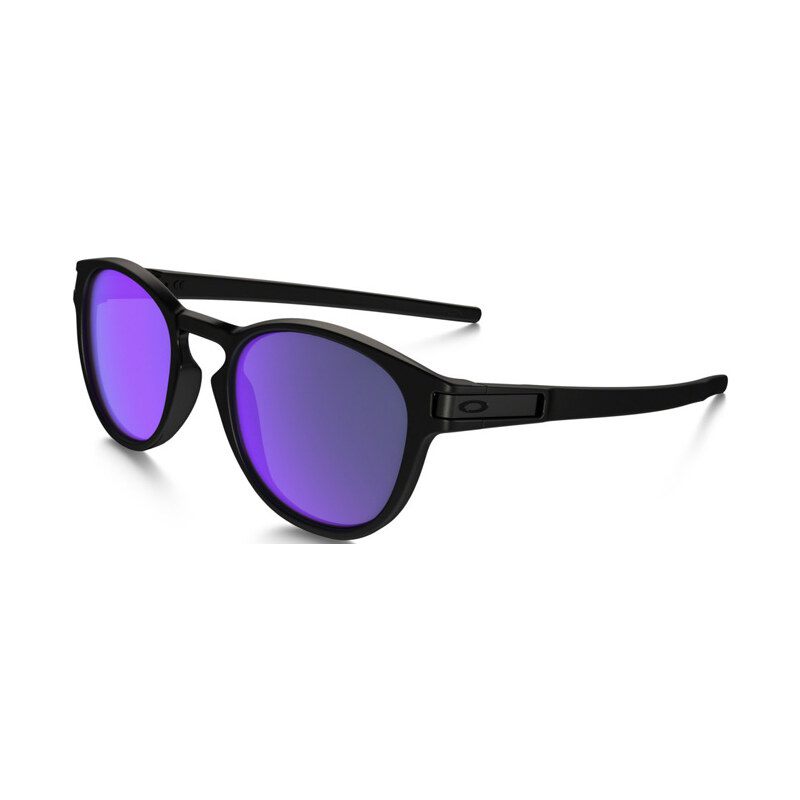 Oakley Latch Sonnenbrillen Sonnenbrille matte black/ violet iridium