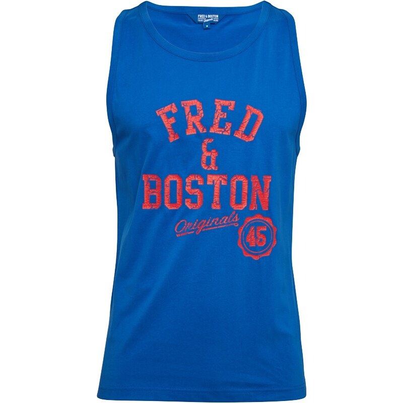 Fred & Boston Herren Top Blau