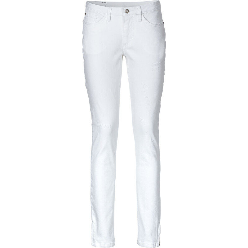 BODYFLIRT Skinny Jeans in weiß für Damen von bonprix