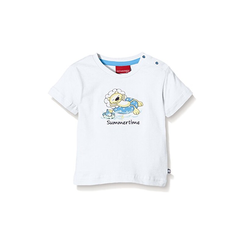 SALT AND PEPPER Baby - Jungen T-Shirt Nb T-shirt Lion Uni