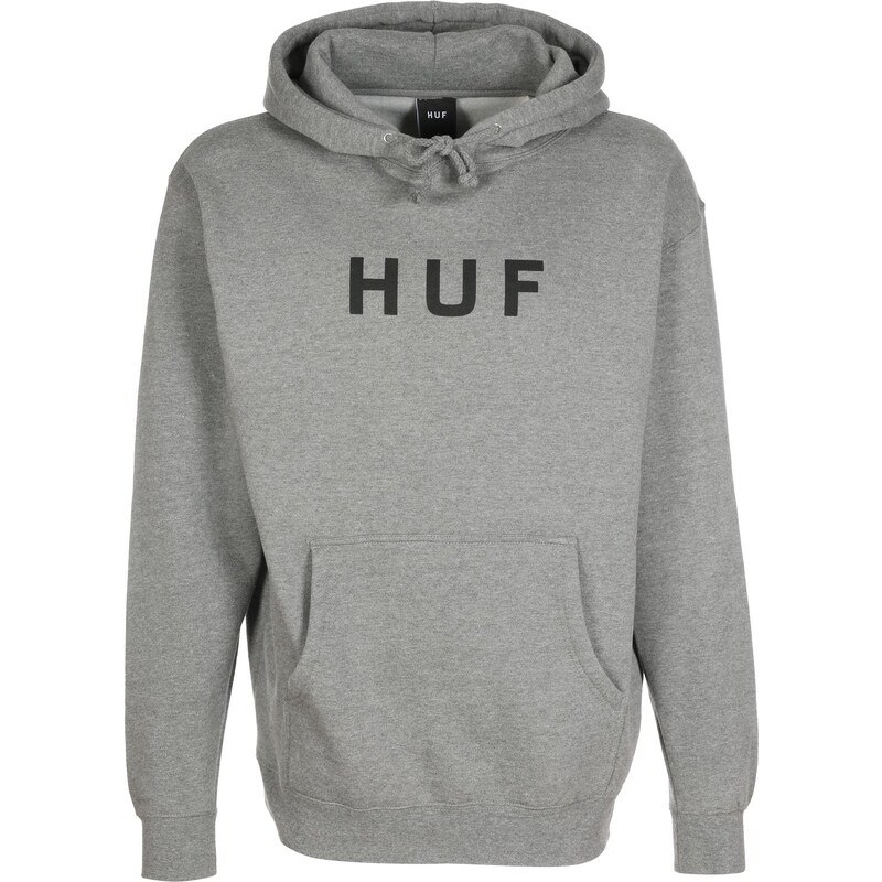 Huf Original Logo Pullover Hoodie heather grey