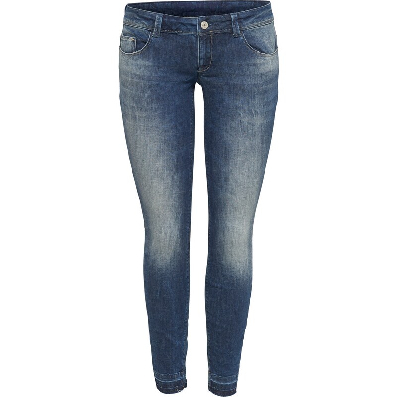 ONLY Skinny Fit Jeans Coral sl raw edge Knöchel