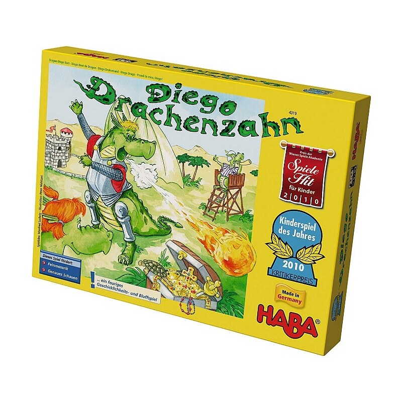 HABA® Kinder-Spiel, »Diego Drachenzahn«