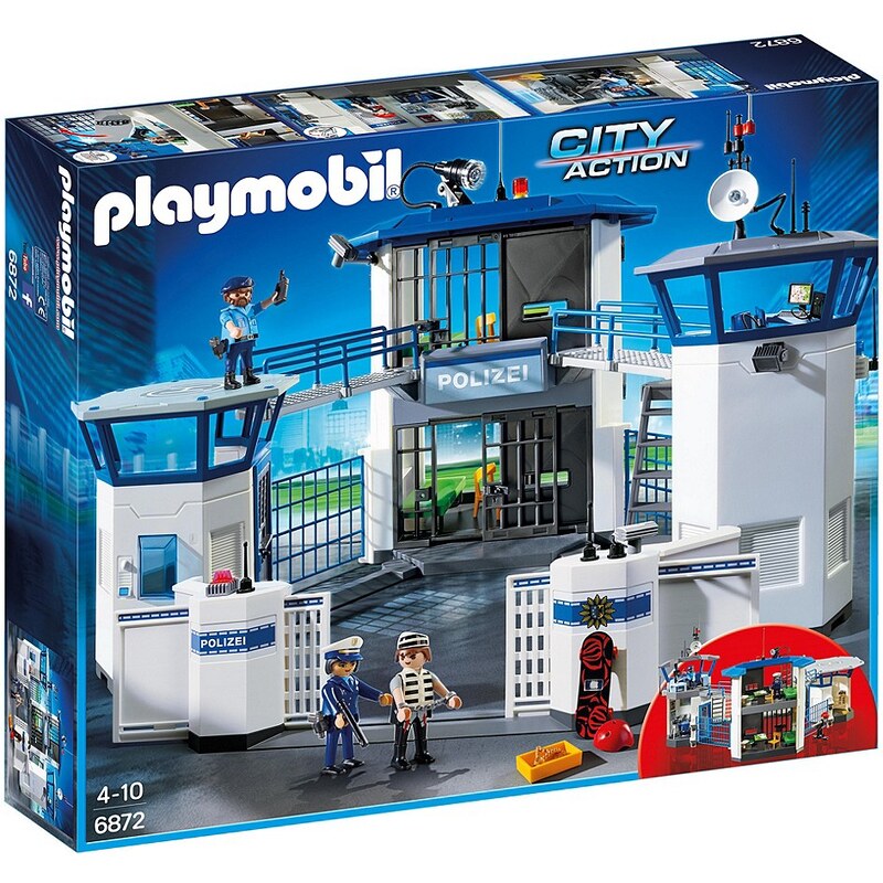 Playmobil® Polizei-Kommandozentrale mit Gefängnis (6872), »City Action«