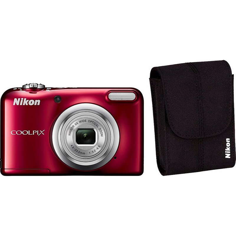 NIKON Coolpix A10 Kompakt Kamera, inkl. Tasche, 16,1 Megapixel, 5x opt. Zoom