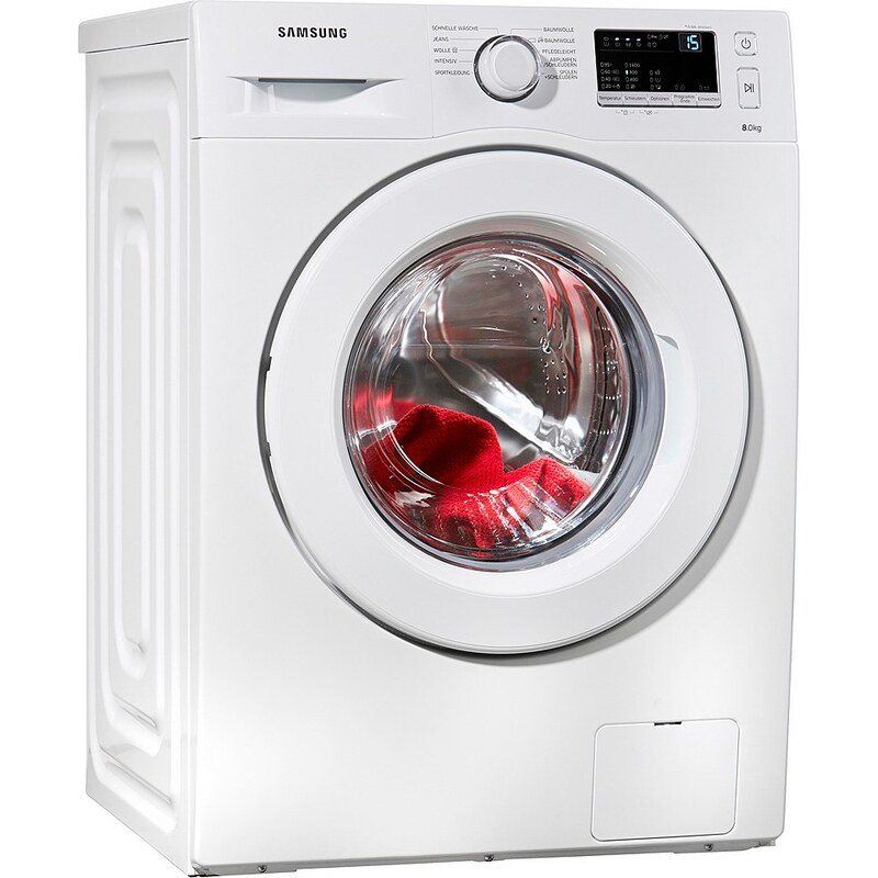 Samsung Waschmaschine WW80J3470KW/EG, A+++, 8 kg, 1400 U/Min