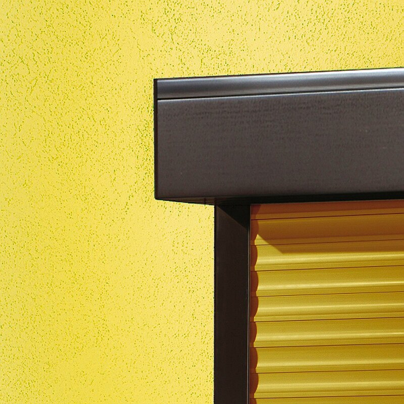 Kunststoff »Vorbau-Rollladen« Festmaß, BxH: 110x220 cm, holzfarben-braun