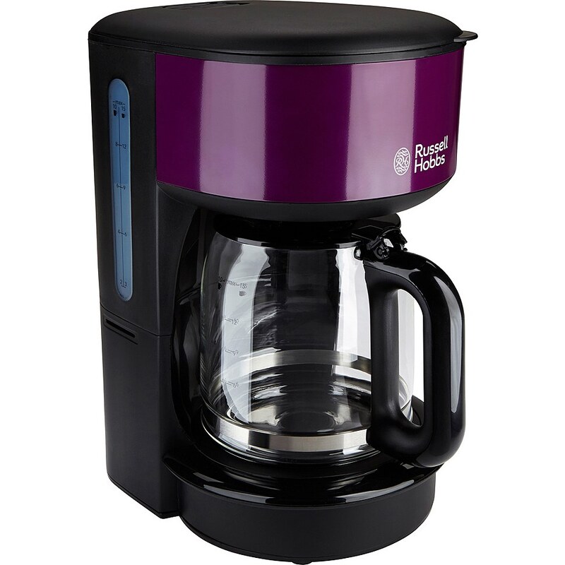 Russell Hobbs Kaffeemaschine 20133-56 Purple Passion, Brausekopf-Technologie und Schnellheizsystem