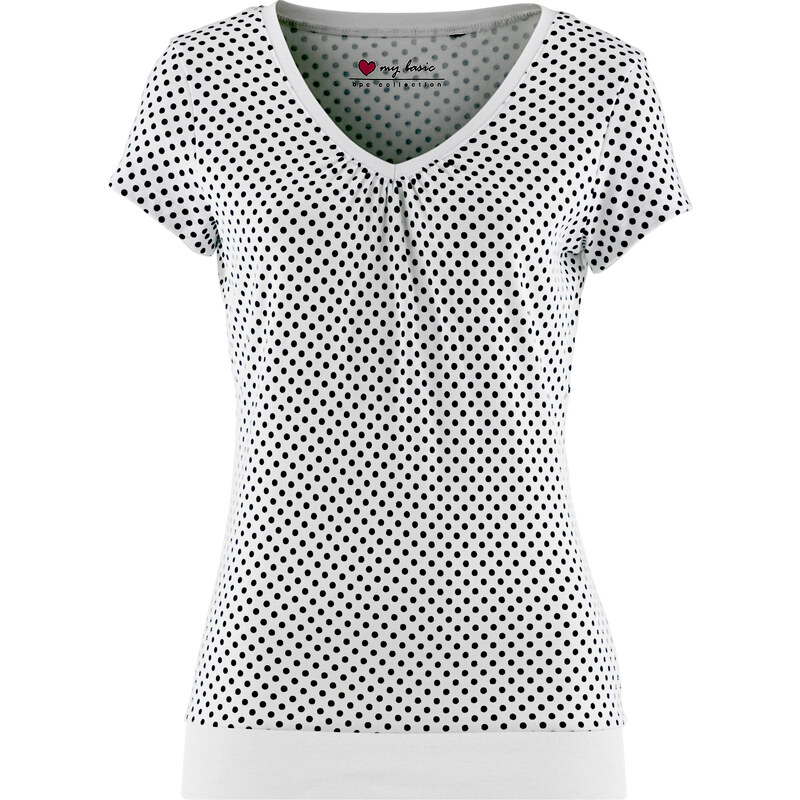 bpc bonprix collection Kurzarm-Shirt in weiß für Damen von bonprix