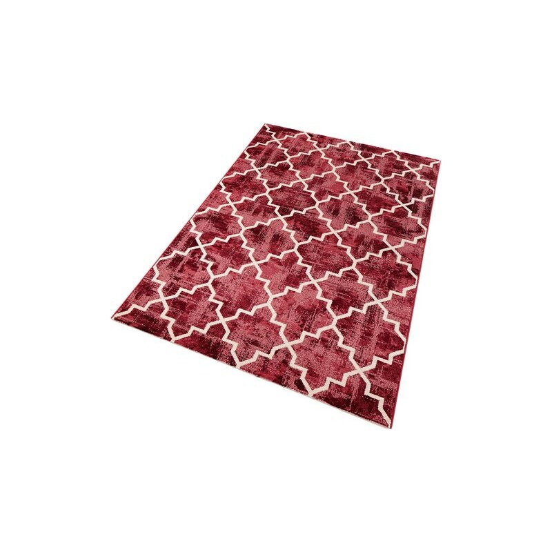 Teppich Schöngeist & Petersen Elegance gewebt SCHÖNGEIST & PETERSEN rot 2 (B/L: 80x150 cm),3 (B/L: 133x195 cm),4 (B/L: 160x230 cm),6 (B/L: 200x290 cm)