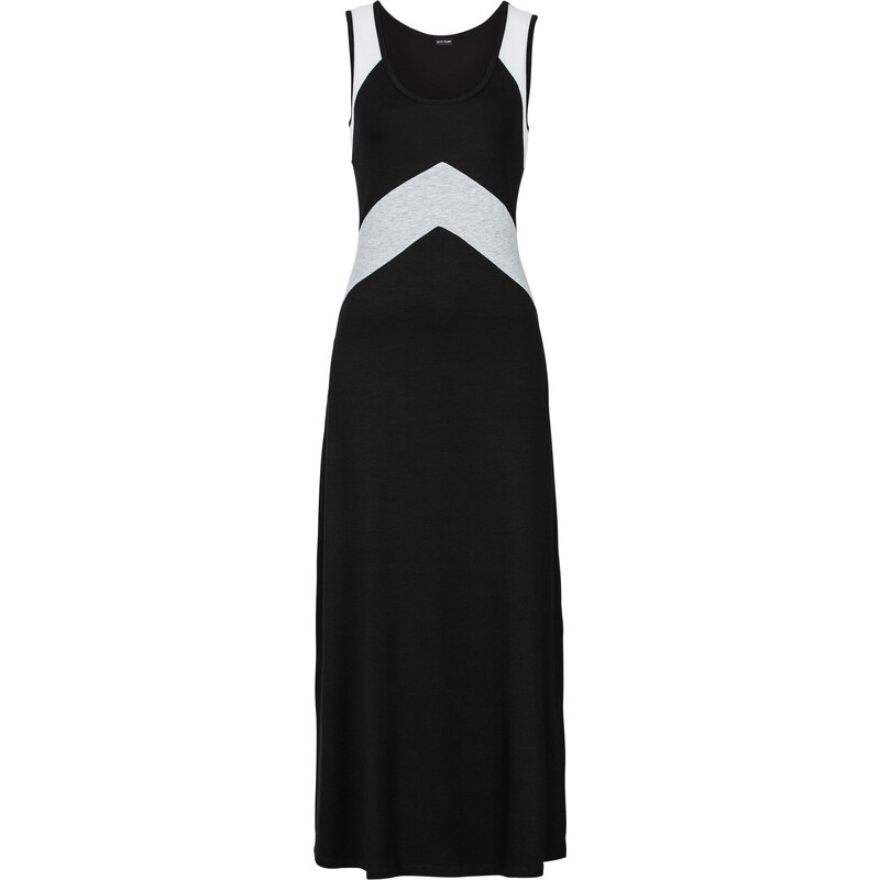 BODYFLIRT Maxi-Kleid aus Jersey in schwarz von bonprix