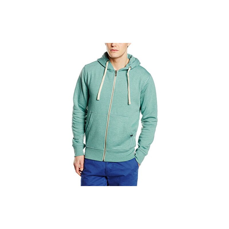 JACK & JONES Herren 12077673 Storm Sweat Zip Hood Color-Noos Regular Fit Sweatshirt, Einfarbig