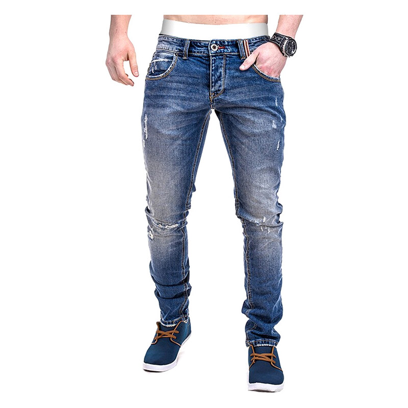 Lesara Jeans im Used-Look - 38
