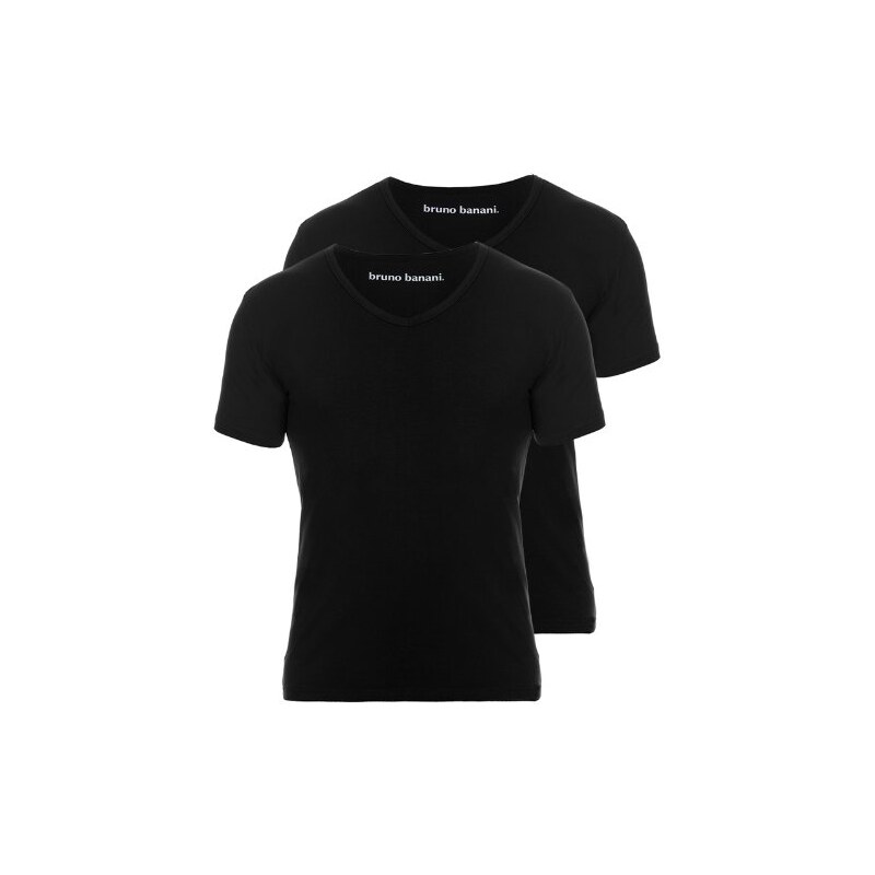 Bruno Banani Herren Unterhemd V-shirt 2pack Cotton Simply