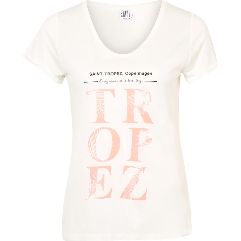SAINT TROPEZ Print Shirt mit Frontprint
