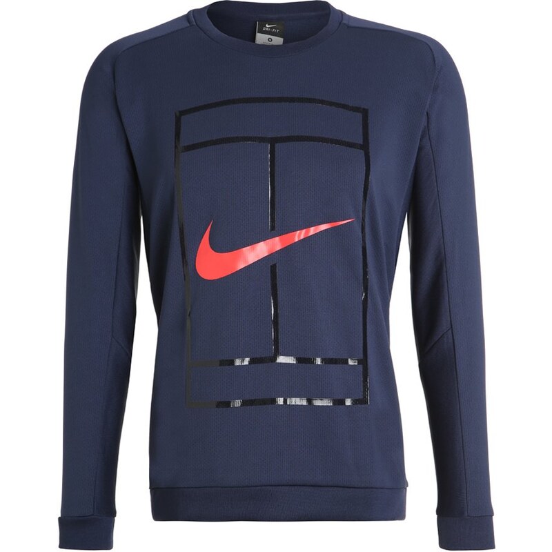 Nike Performance Sweatshirt bleu foncé/rouge