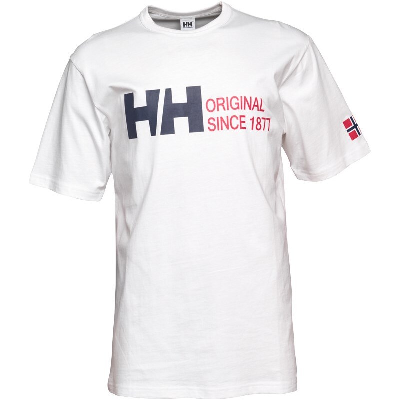 Helly Hansen Herren Original Logo T-Shirt Weiß