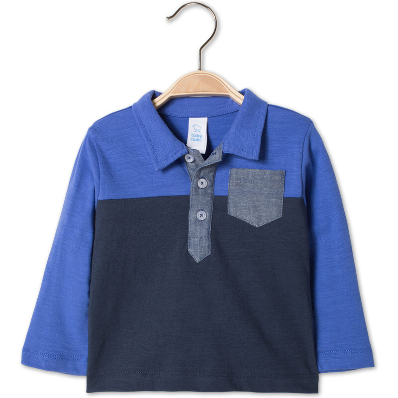 C&A Baby-Poloshirt aus Bio-Baumwolle in Blau