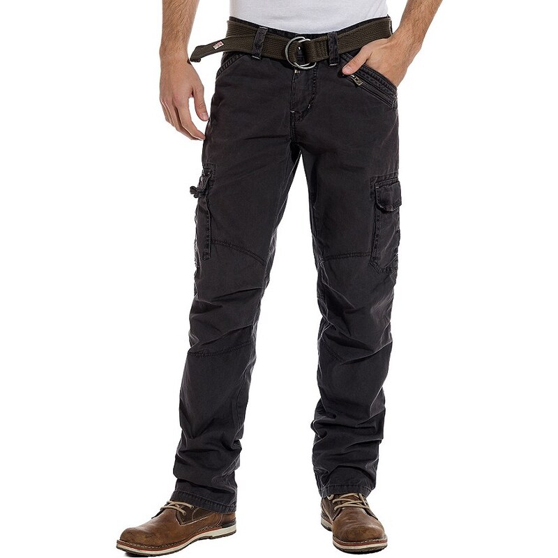 TIMEZONE Hosen lang »BenitoTZ cargo pants incl. belt«