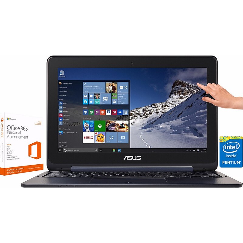 Asus TP200SA Notebook inkl. Office 365 Personal, Intel® Pentium?, 32 GB Speicher, 2048 MB