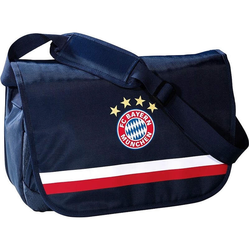 FC Bayern München Umhängetasche mit gepolstertem Laptopfach, »Messenger Bag Logo navy«
