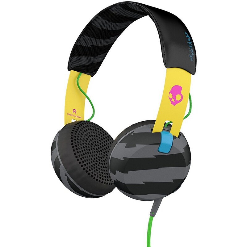 Skullcandy Headset »GRIND ON-EAR W/TAP TECH LOCALS ONLY/YELLOW/BLACK«