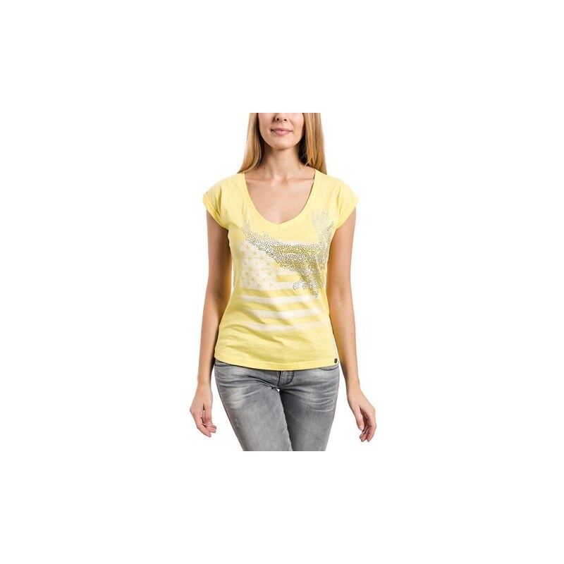 Damen T-Shirts (mit Arm) T-shirt Timezone gelb L,M,S,XL