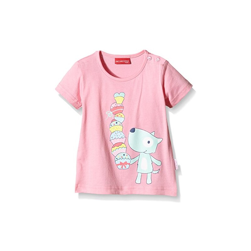 SALT AND PEPPER Baby - Mädchen T-Shirt B T-shirt Sweetie Uni Print