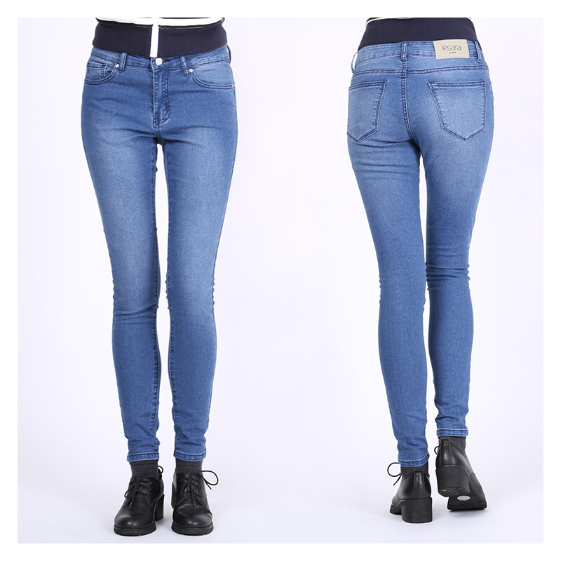 Lesara Jeans mit mittlerer Bundhöhe - 36