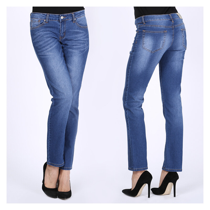 Lesara Regular Fit-Jeans mit Waschung - 42
