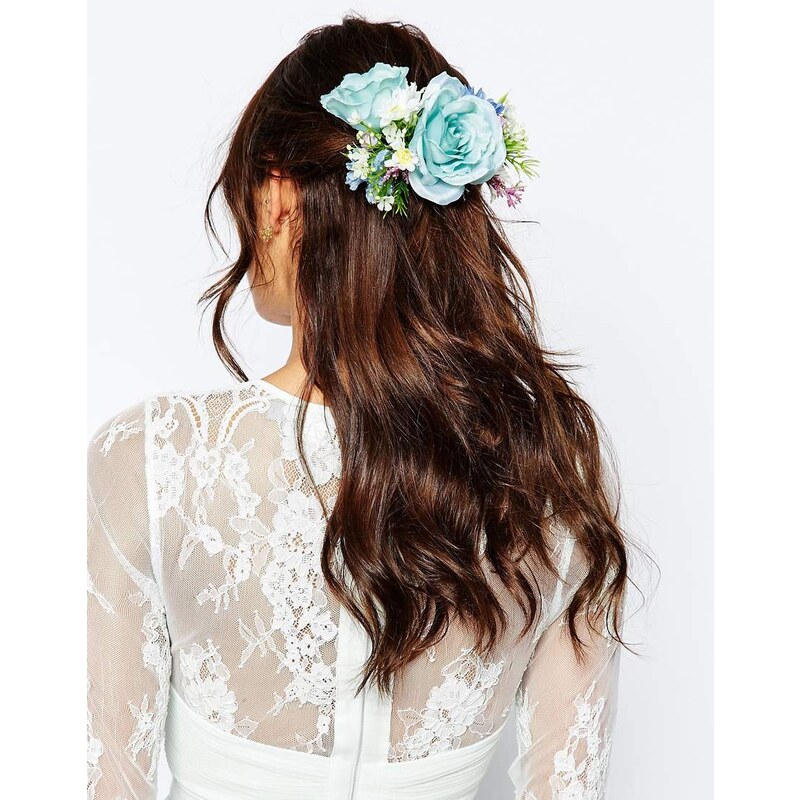 ASOS WEDDING - Mittelgroße Haar-Ansteckblume - Mehrfarbig