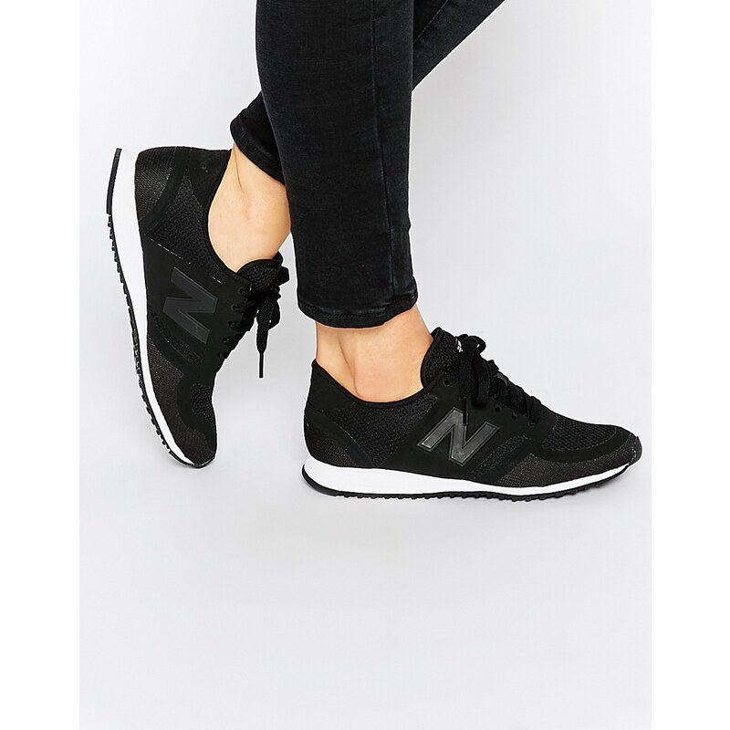 New Balance - 420 - Sneakers aus Netzmaterial in Schwarz & Weiß