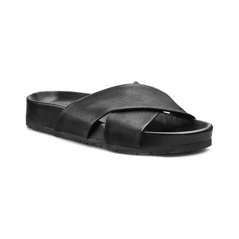 Pantoletten INUOVO - Sweetheart 5236 Black Leather
