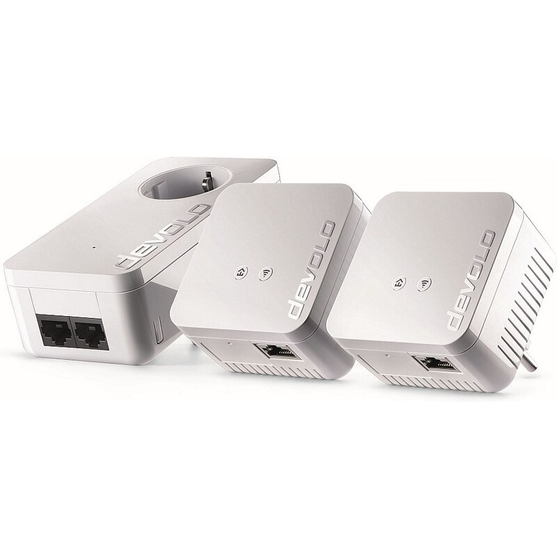 DEVOLO Powerline + WLAN »dLAN 550 WiFi Kit (500Mbit, 1xLAN,Repeater,range+)«