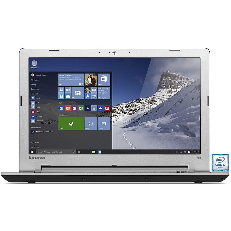 LENOVO IdeaPad 500-15ISK Notebook »Intel Core i7, 39,6cm (15,6"), 256 GB SSD, 12 GB«