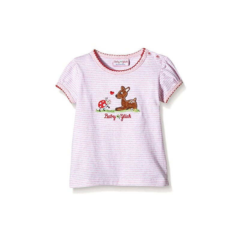 SALT AND PEPPER Baby - Mädchen T-Shirt Bg T-shirt Stripe Reh