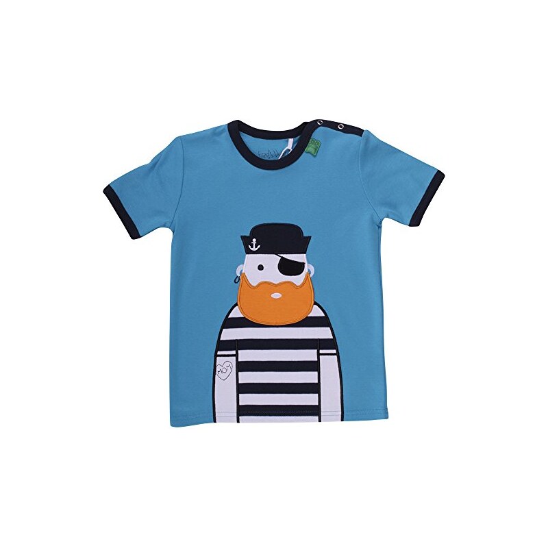 Fred's World by Green Cotton Baby - Jungen T-Shirt Boat Sailor Front T Boy