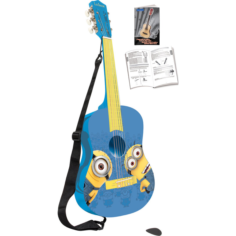 Minions Gitarre 78 cm blau in Größe UNI für Unisex - Kinder