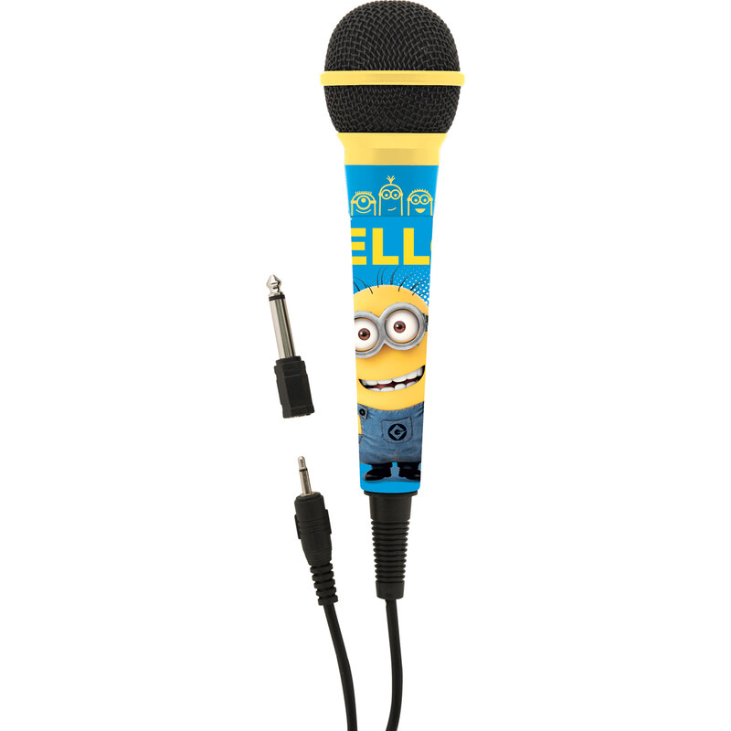Minions Mikrofon blau in Größe UNI für Jungen