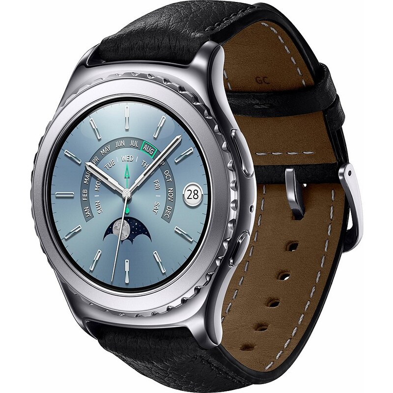 Samsung Gear S2 Premium Smartwatch, Tizen, 3,05 cm (1,2 Zoll) Super AMOLED-Touchscreen Display