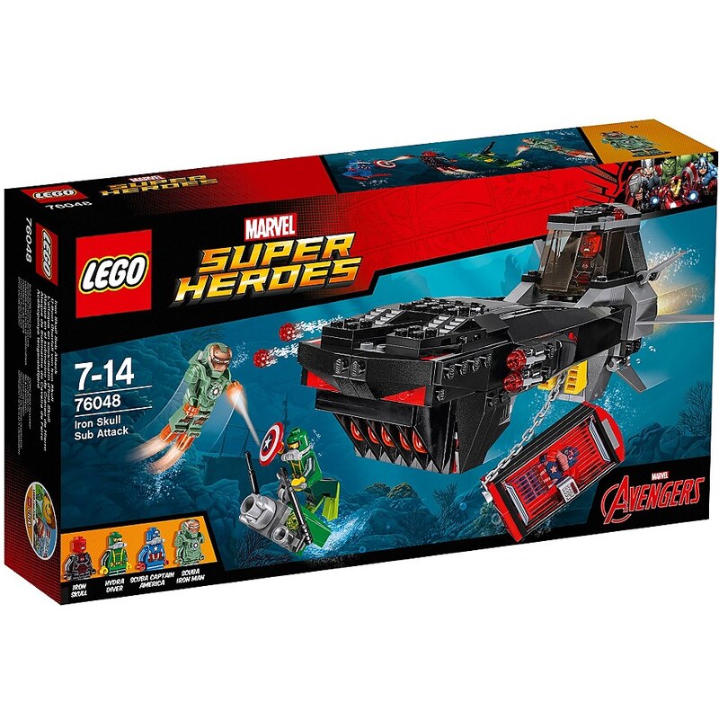 LEGO® U-Boot Überfall von Iron Skull (76048), »LEGO® Marvel Super Heroes«